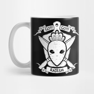 Radish/Carrot and Knife Coat of Arms Mug